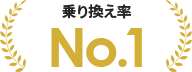乗り換え率No.1